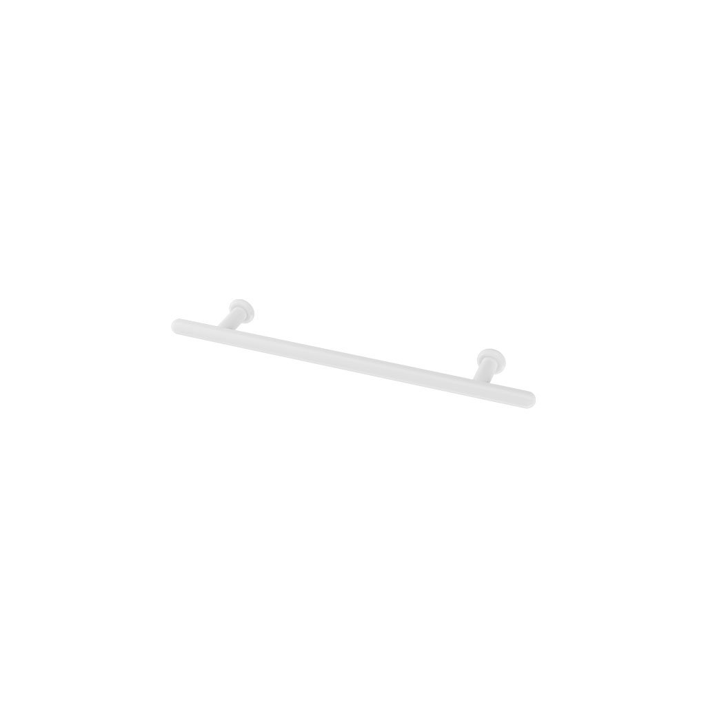 Multirail Straight Towel Hanger 450mm Gloss White