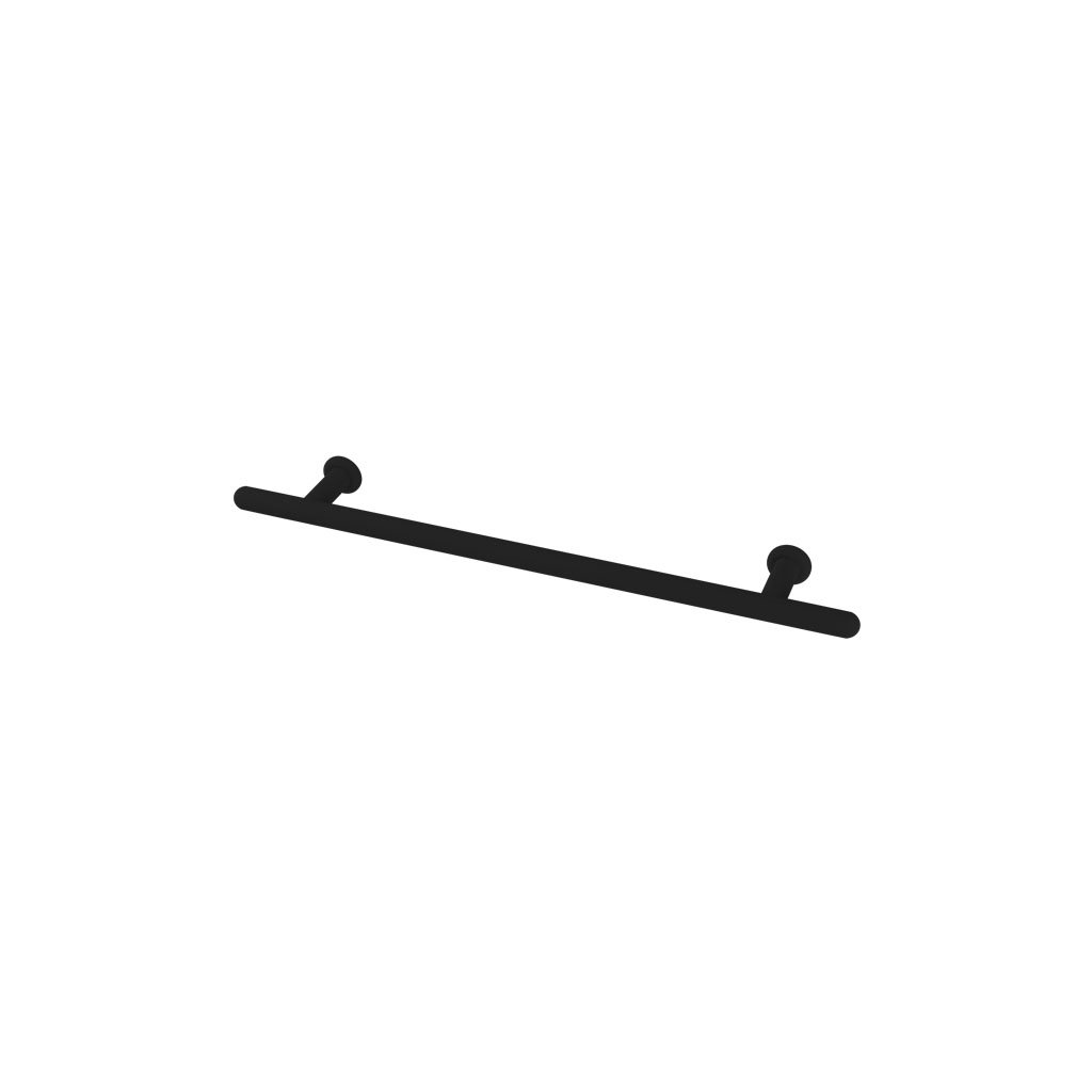 Multirail Straight Towel Hanger 500mm Matt Black