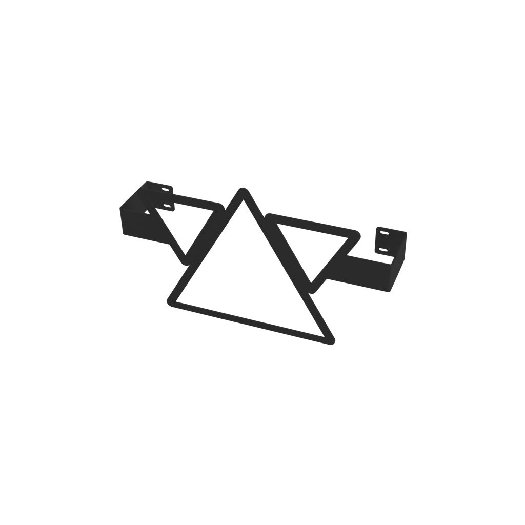 Triangle Towel Hanger 375mm Matt Black