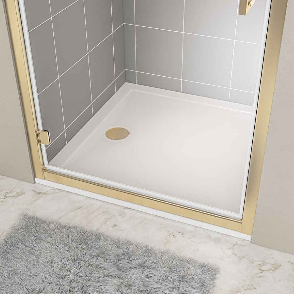  Corsair 760 x 760mm Square 25mm Shower Tray - White 