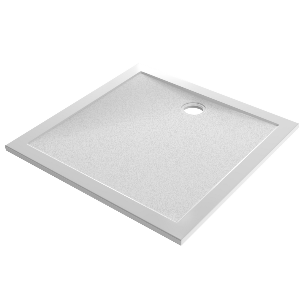  Corsair Anti Slip 800 x 800mm Square 25mm Shower Tray - White 