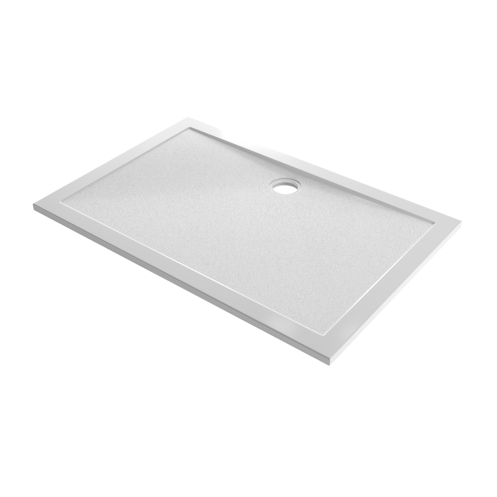  Corsair Anti-Slip 1400 x 900mm 25mm Rectangular Shower Tray - White 