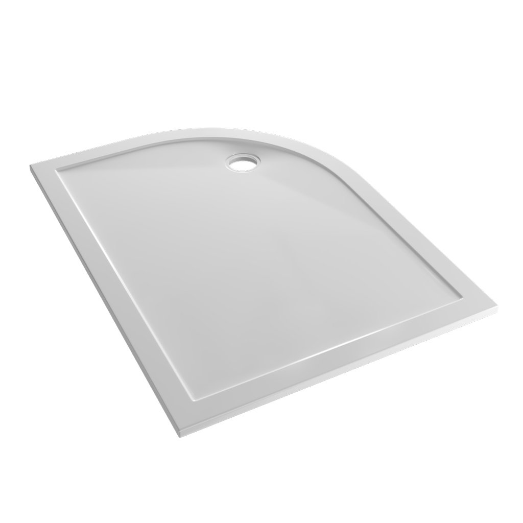  Corsair Anti-Slip 1200 x 900mm Offset Quad Right Hand (RH) 25mm Shower Tray - White 