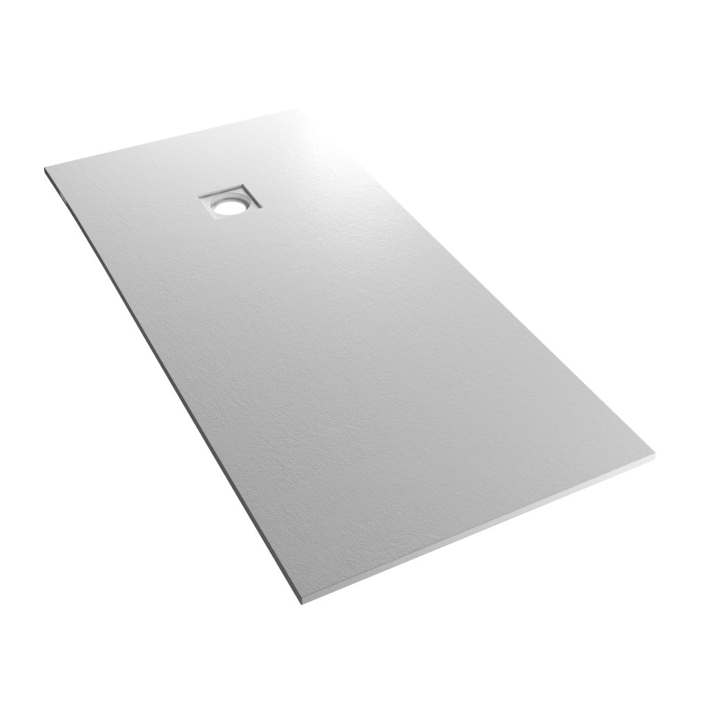  Crossland  1700 x 700mm Rectangular Shower tray with Slate Finish - Grey