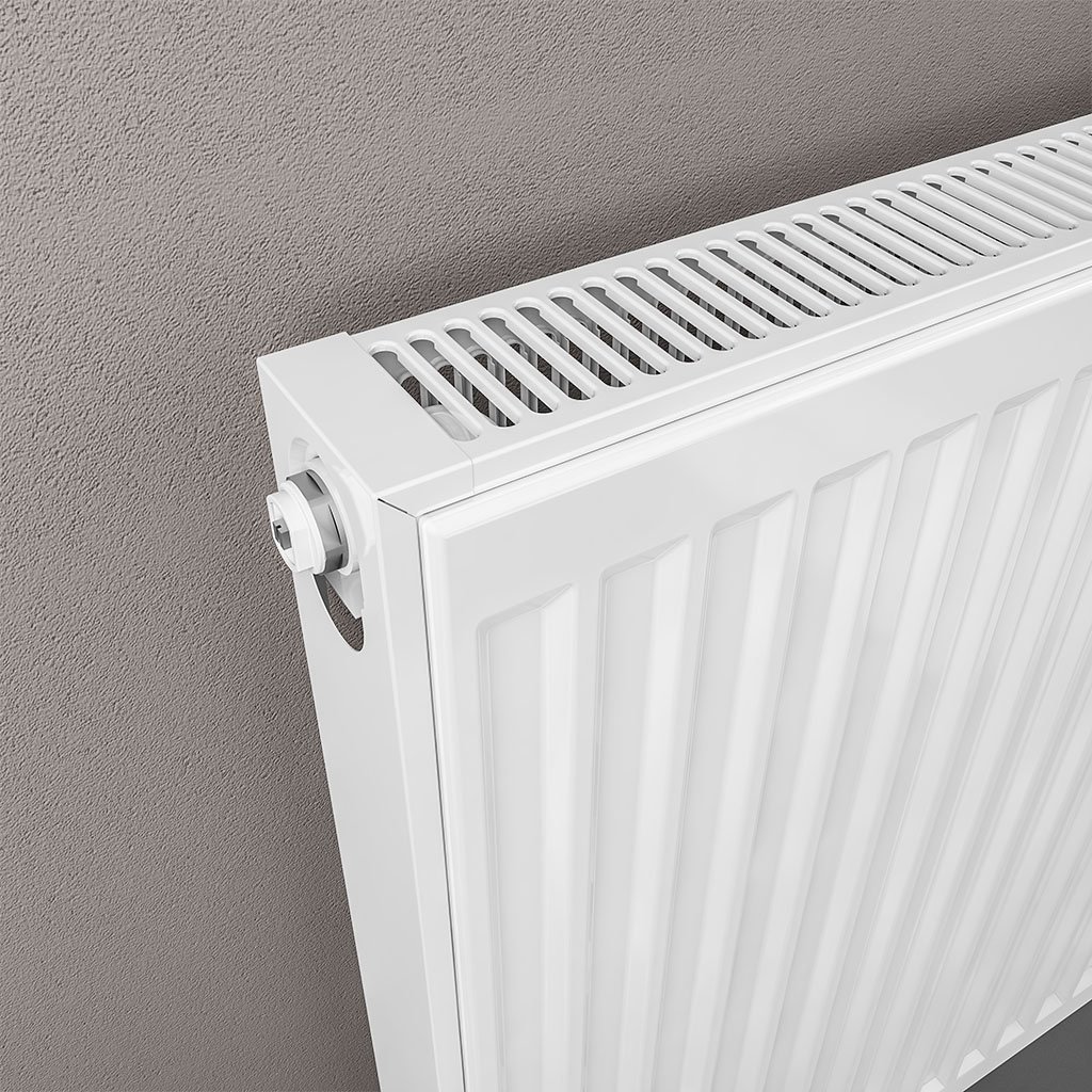 Type 11 Compact Panel Radiator 400 x 400 Gloss White