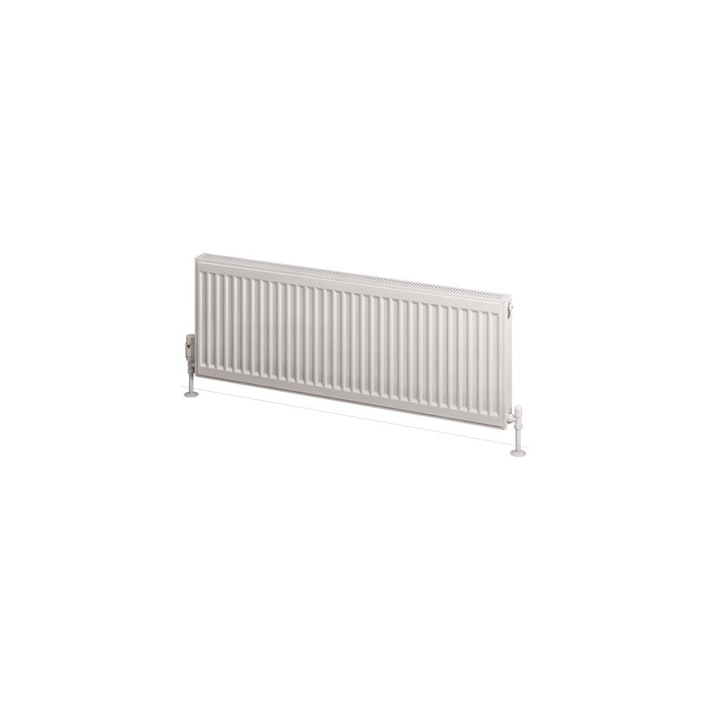 Type 21 Compact Panel Radiator 400 x 1100 Gloss White