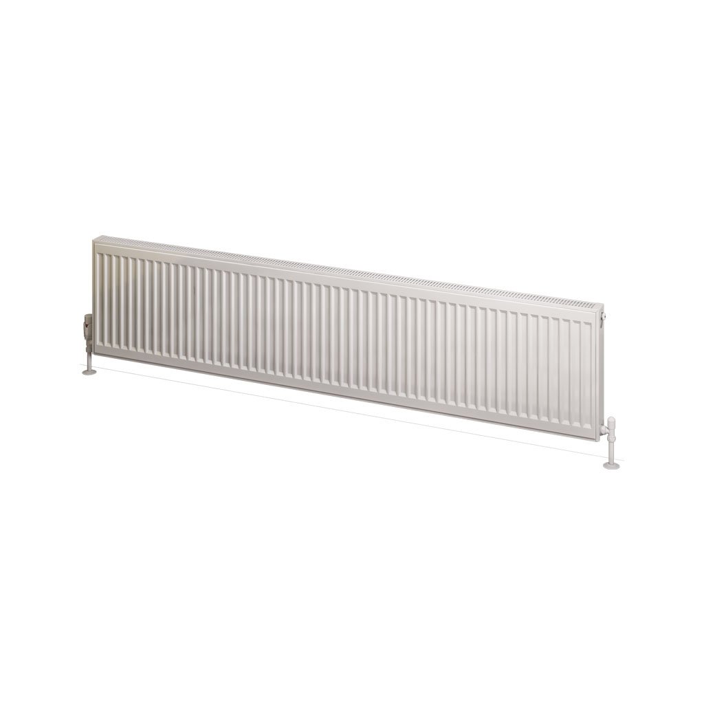 Type 21 Compact Panel Radiator 400 x 1800 Gloss White