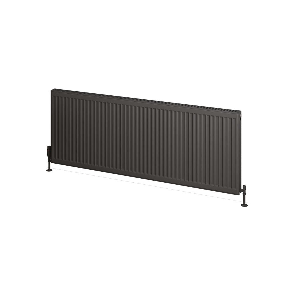 Type 21 Compact Panel Radiator 600 x 1600 Matt Anthracite