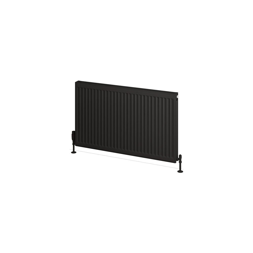 Type 21 Compact Panel Radiator 600 x 1000 Matt Black