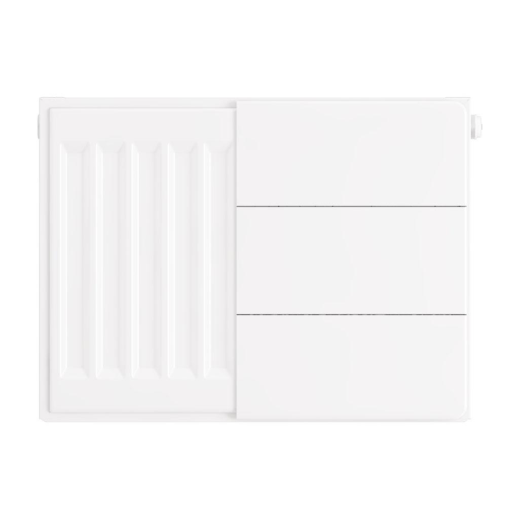 Flat Cover Plate with Lines 300 x 400 Gloss White