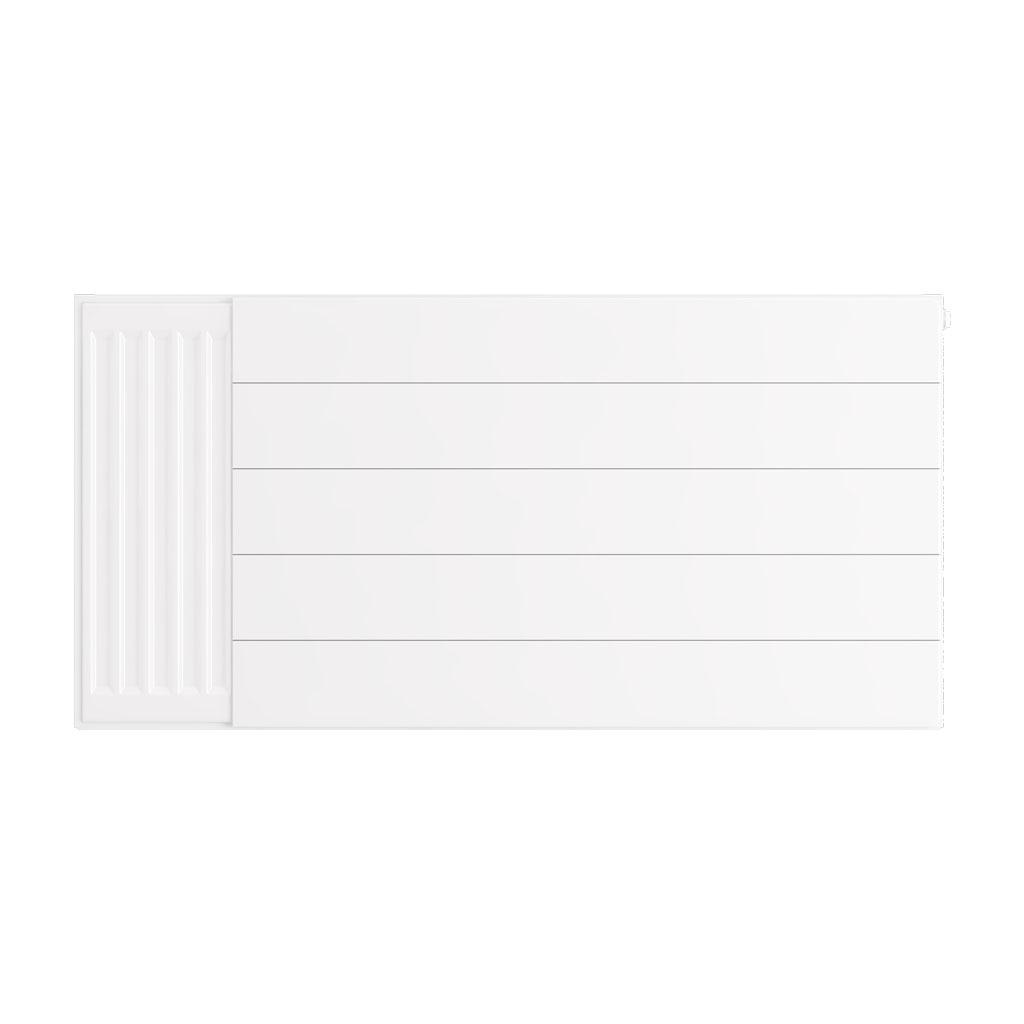 Flat Cover Plate with Lines 500 x 1000 Gloss White