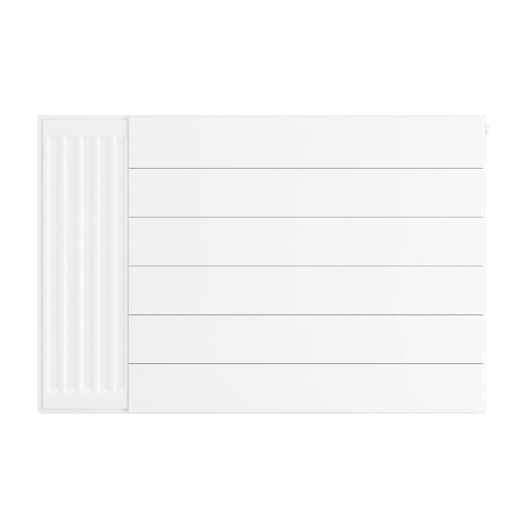 Flat Cover Plate with Lines 600 x 900 Gloss White