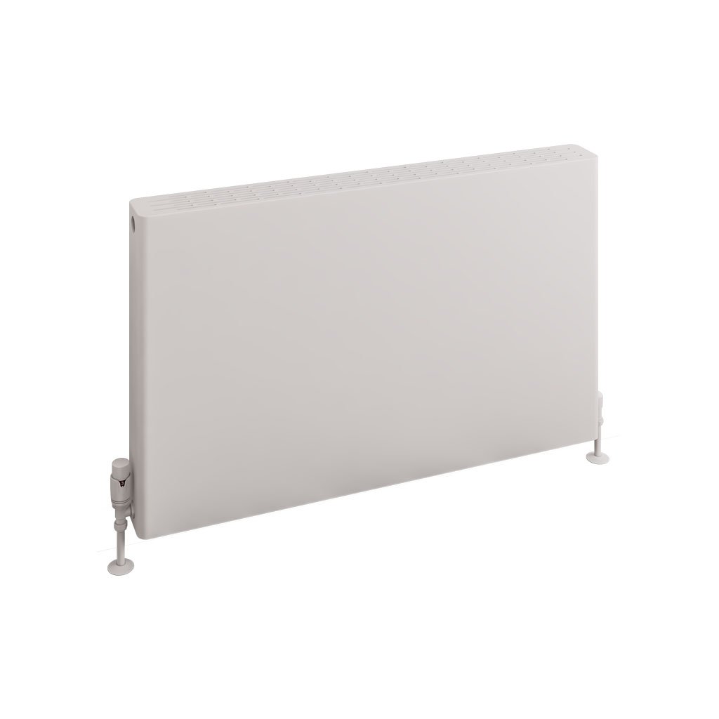 Keynsham Type 22 Panel Radiator 600 x 1000 with Flat Designer Cover Gloss White