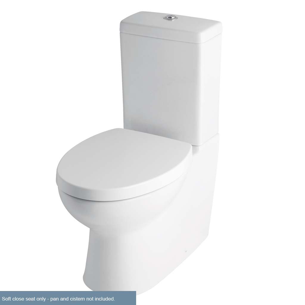 Crowthorne Soft Close Toilet Seat - White