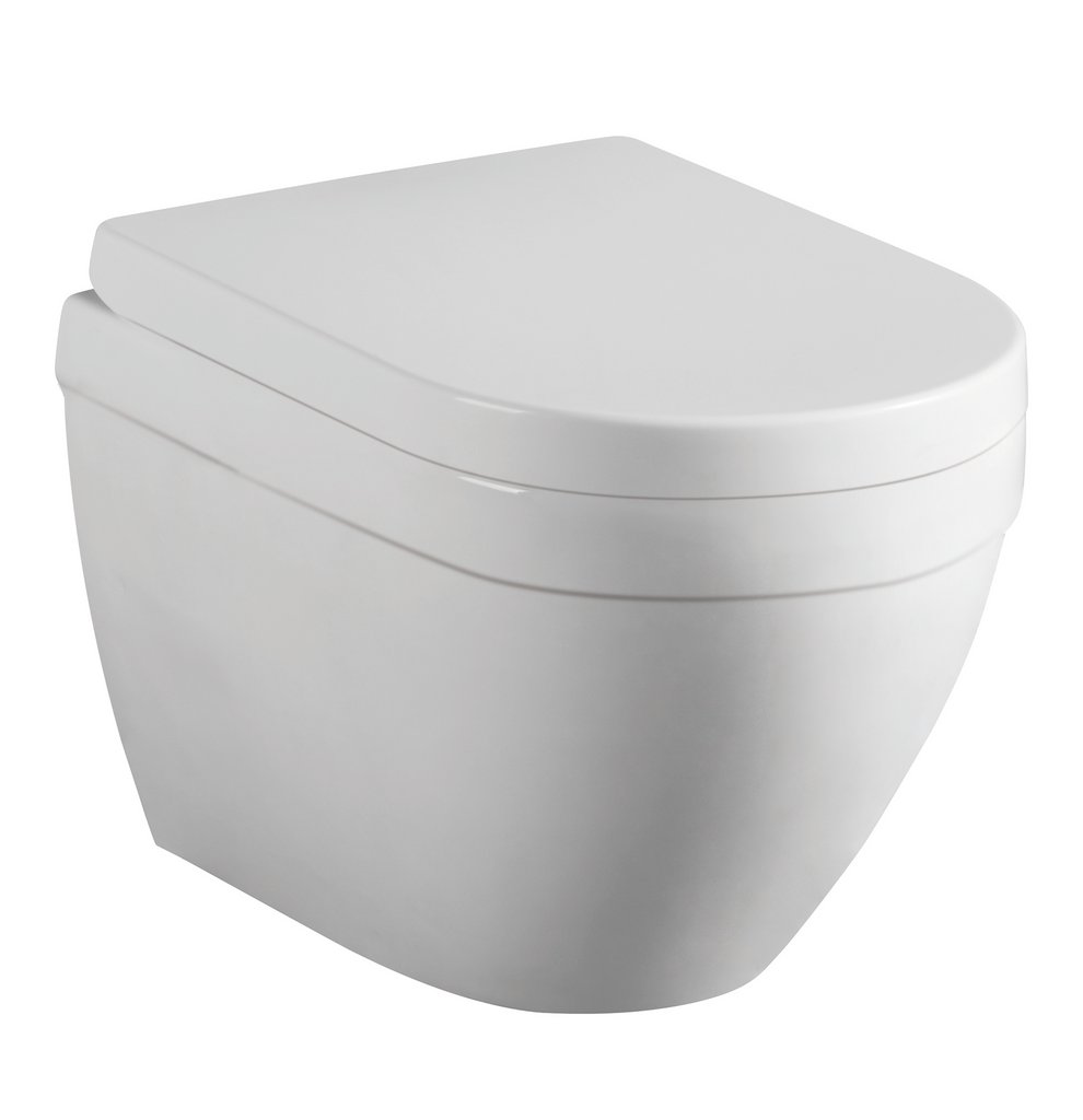 Dura Wall Hung WC Pan - White