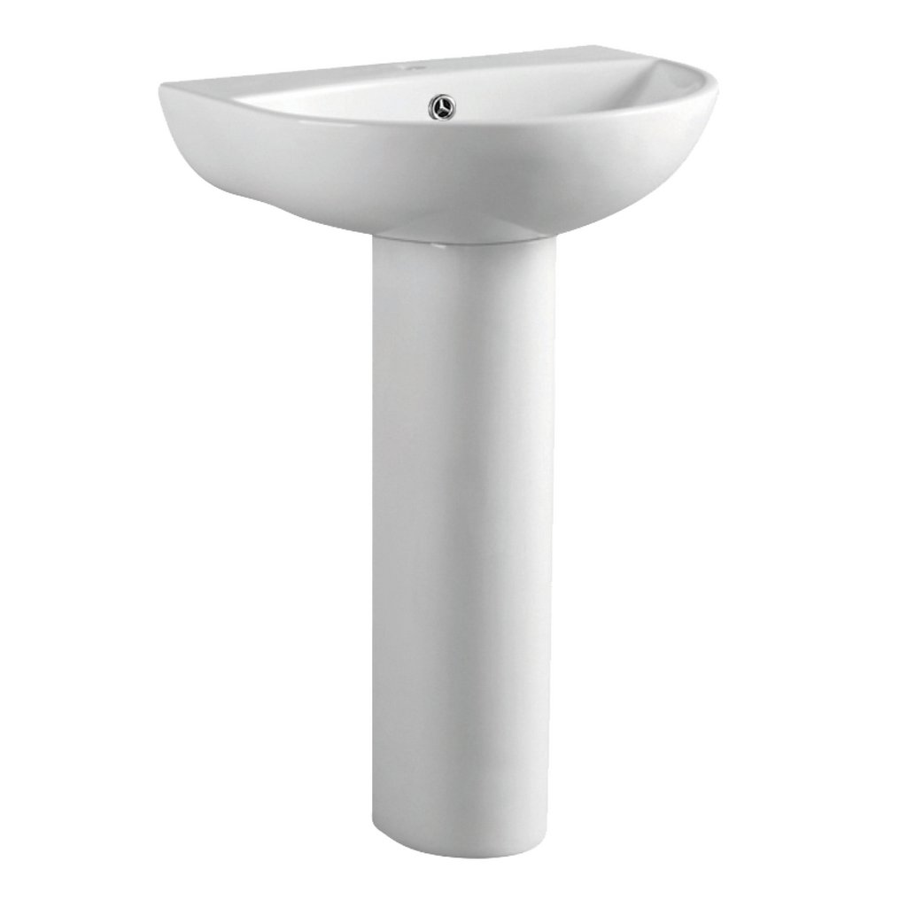 Osterley 190mm Full Pedestal - White