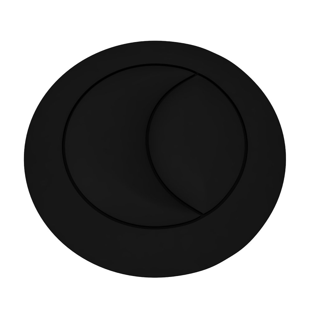 Cistern Flush Button Matt - Black