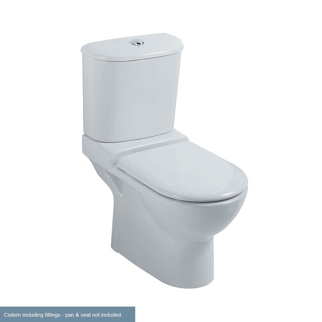 Temptation Cistern with Fittings - White