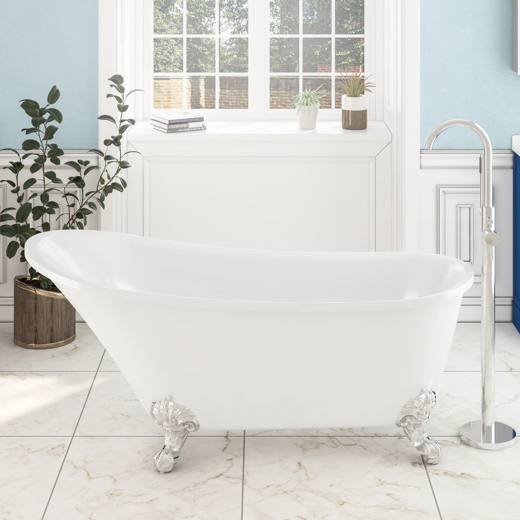 Richmond 1620 x 690 x 760mm (430mm Depth) Freestanding Bath - White