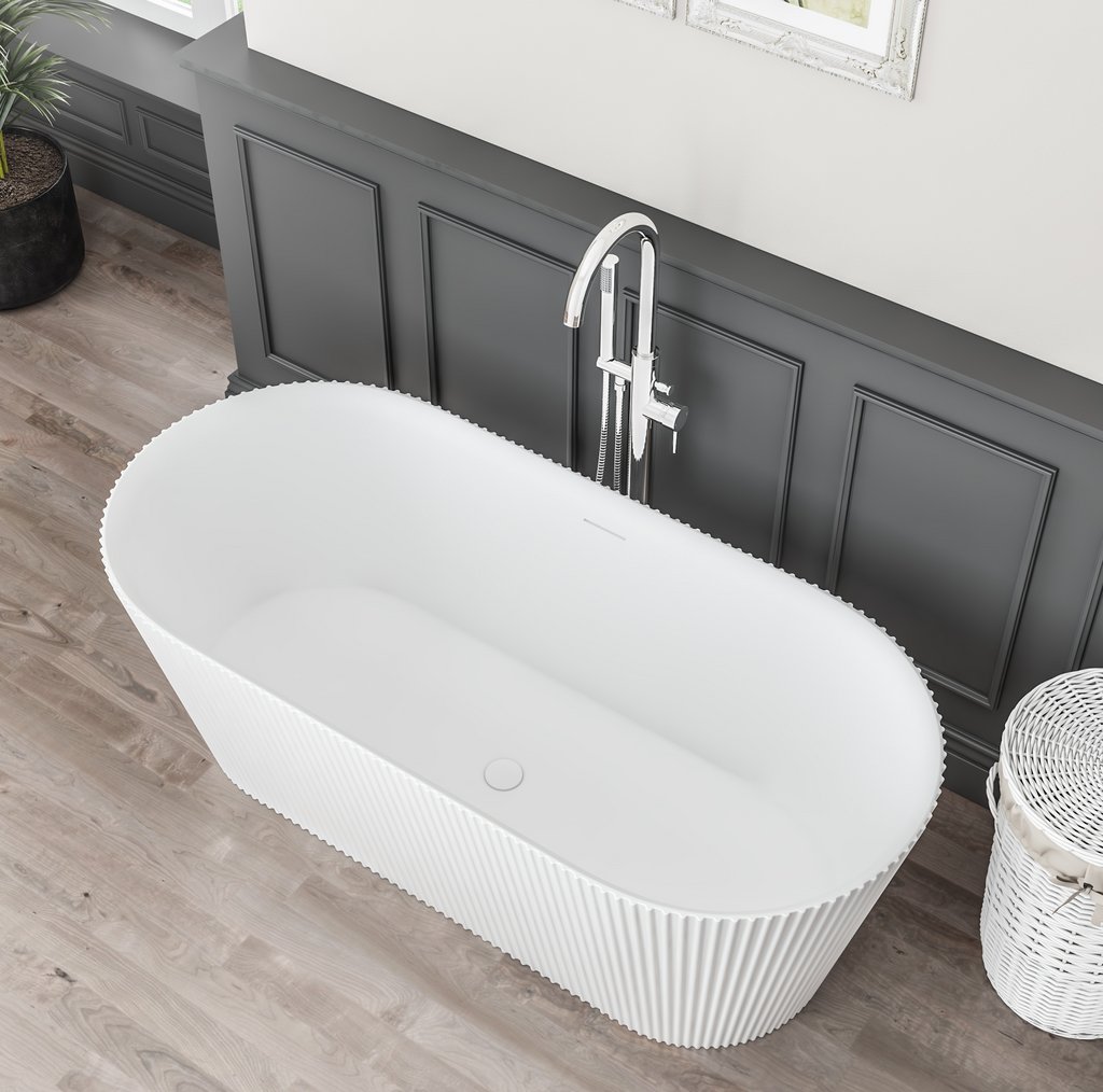 Sandford 1500x740x580mm (440mm Depth) Freestanding Bath -  White