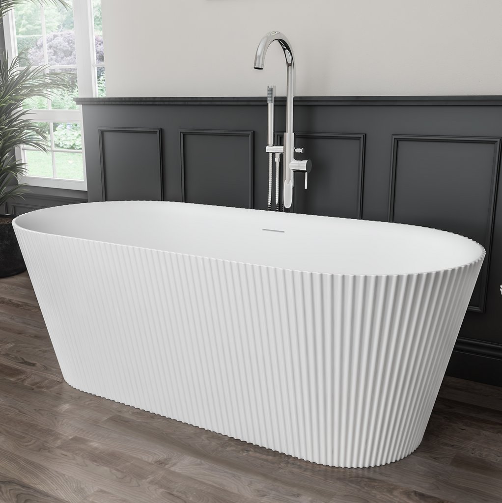 Sandford 1500x740x580mm (440mm Depth) Freestanding Bath -  White