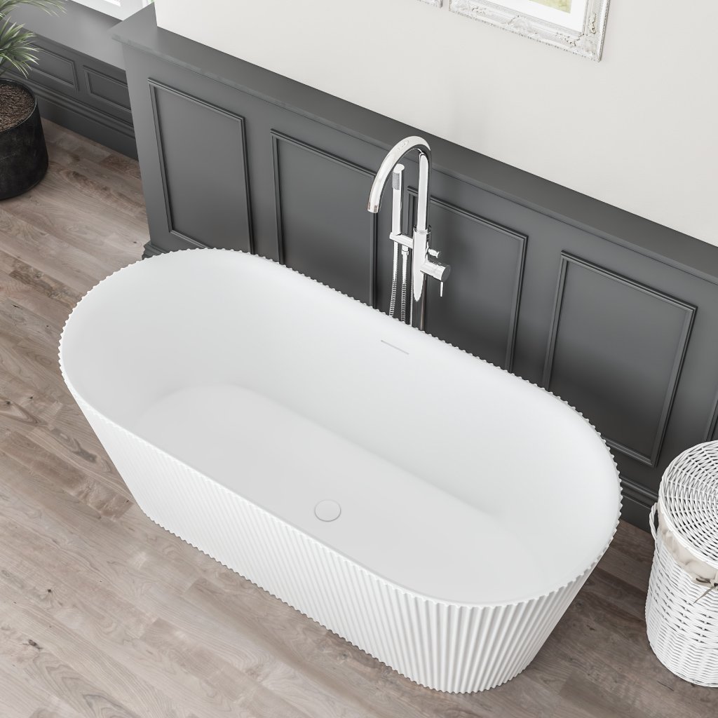 Sandford 1650x740x580mm (445mm Depth) Freestanding Bath -  White