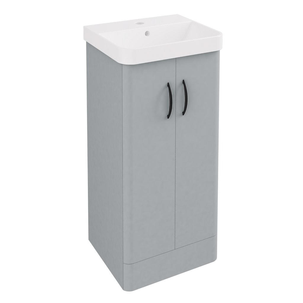 Cavone II 40CM 2 Door Basin Vanity Unit - Grey