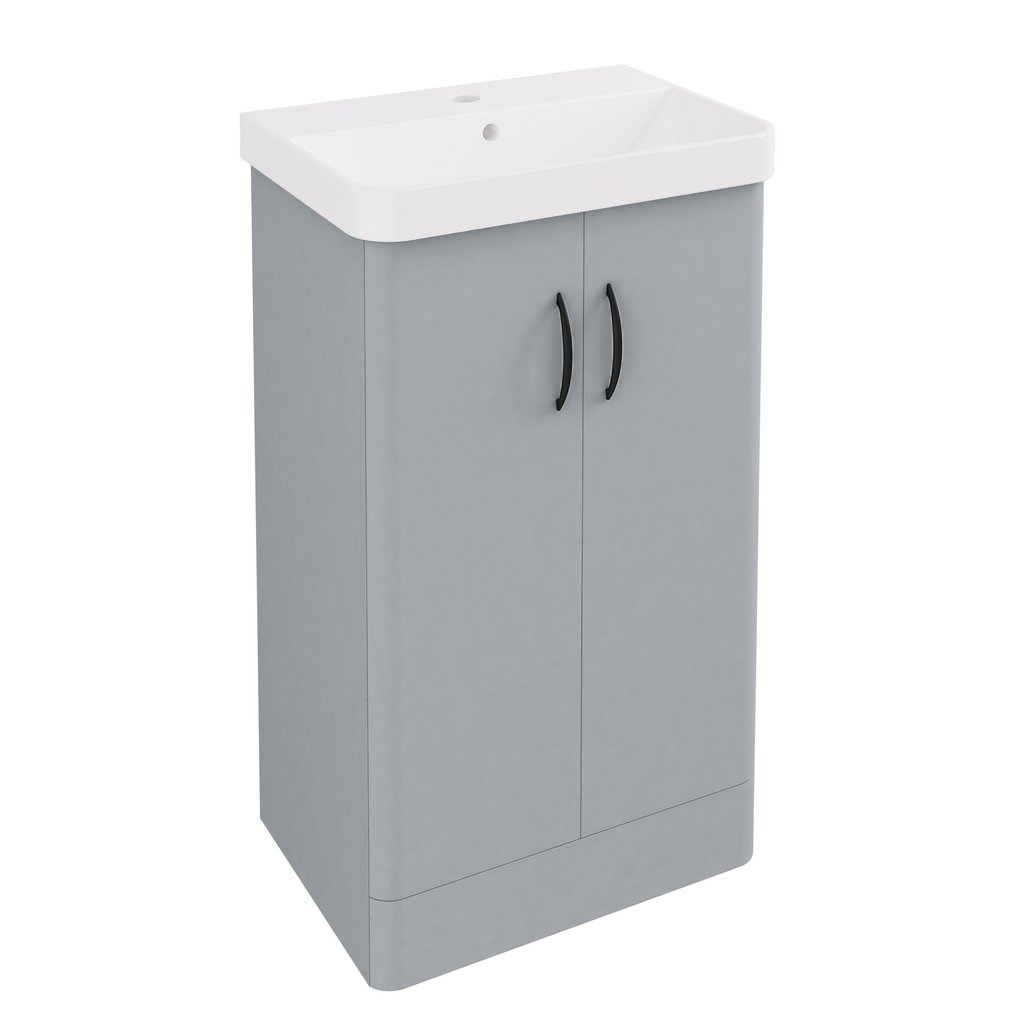 Cavone II 50CM 2 Door Basin Vanity Unit - Grey