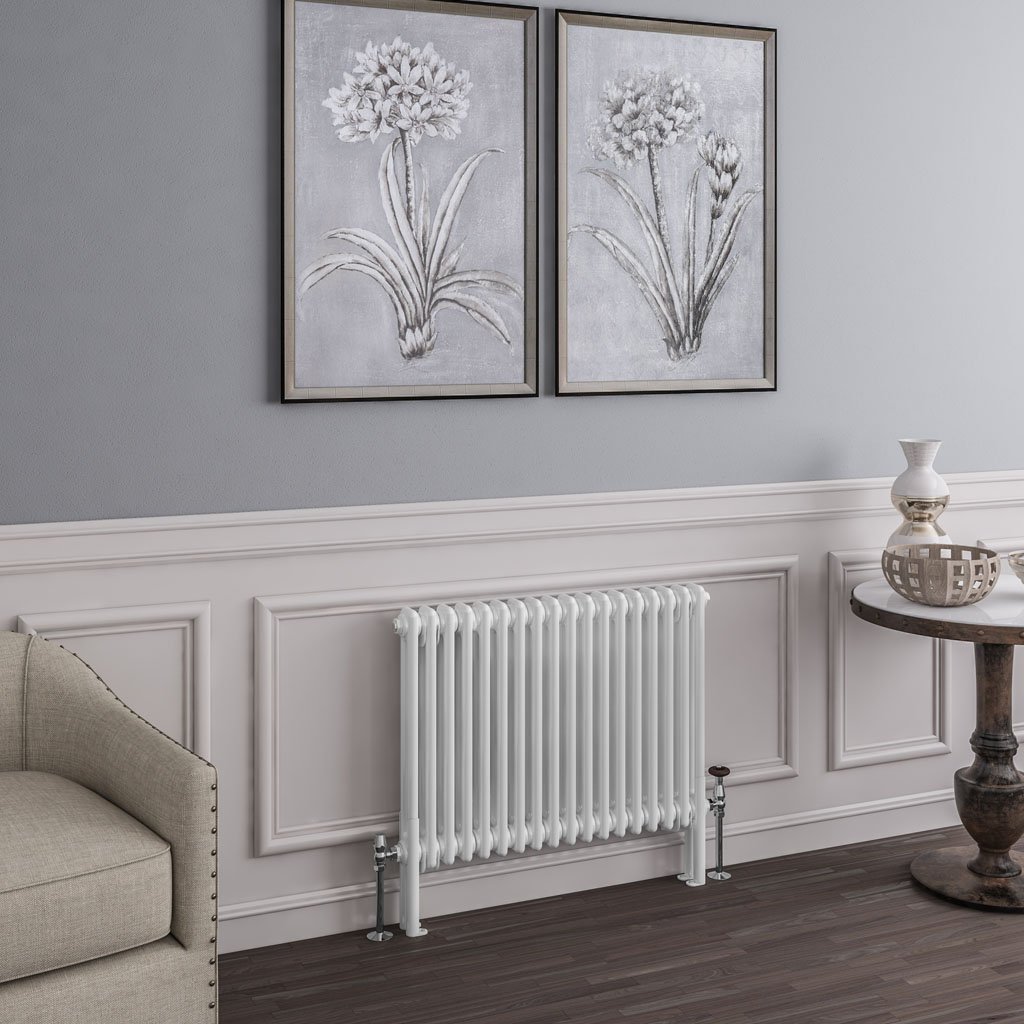 Imperia 2 Column Radiator 600 x 830mm Gloss White