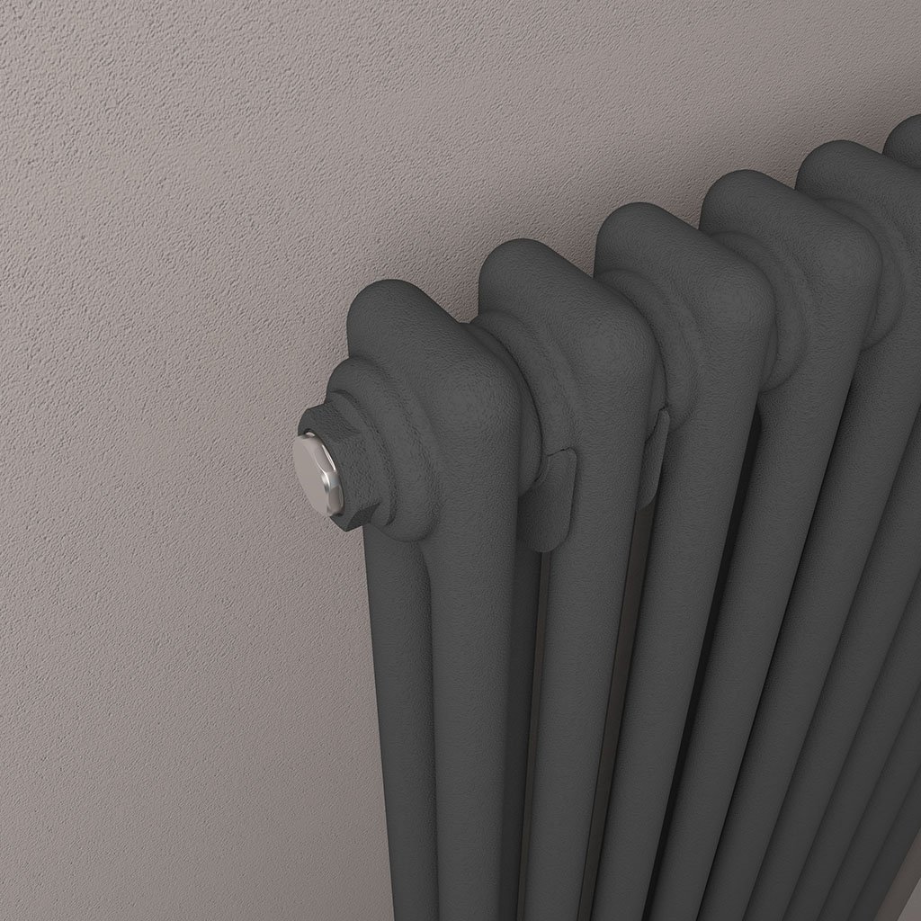 Imperia 2 Column Radiator 600 x 1145mm Matt Anthracite