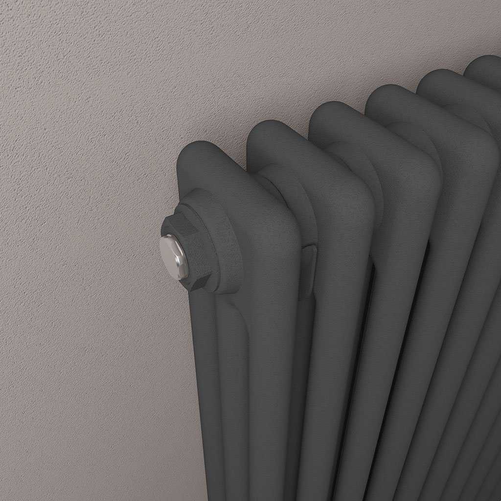 Imperia 3 Column Radiator 600 x 830mm Matt Anthracite