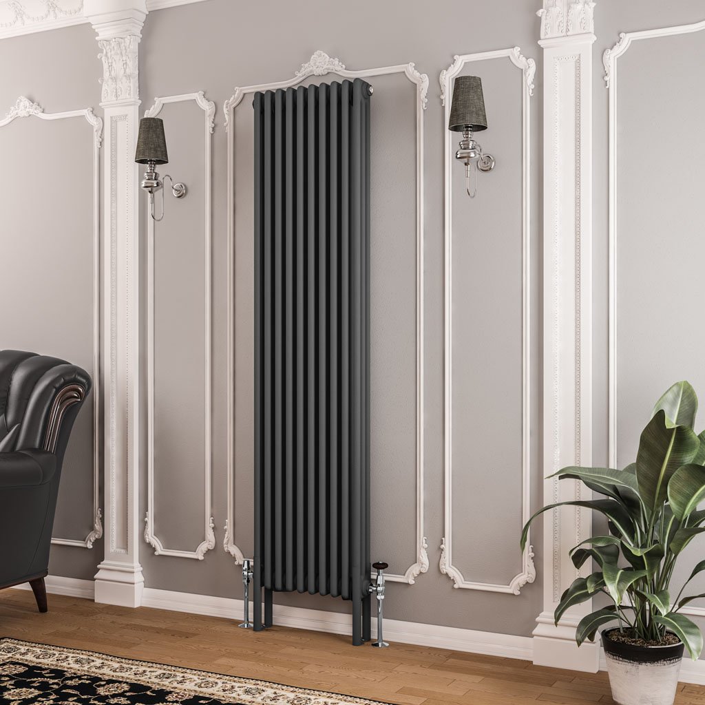 Imperia 3 Column Radiator 1800 x 470mm Matt Anthracite