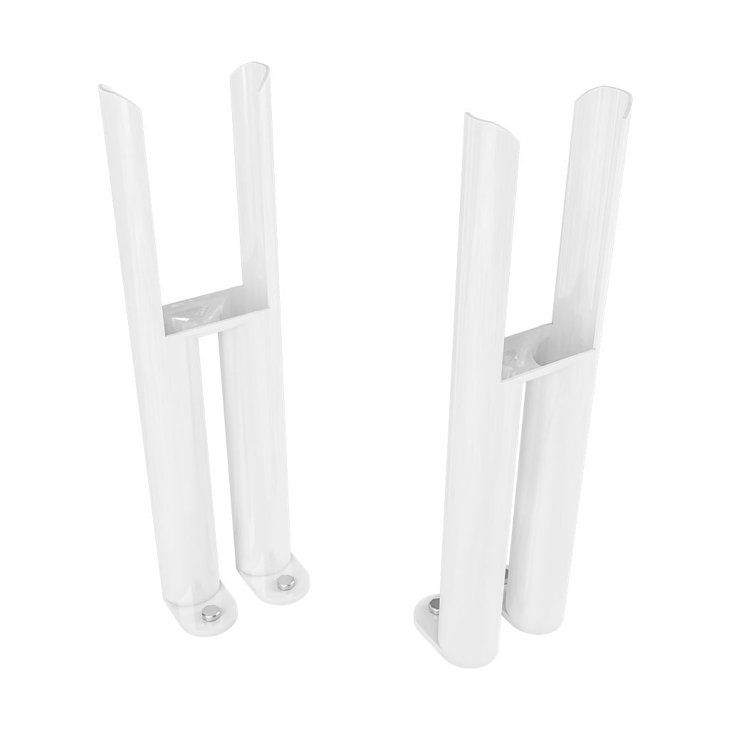 Imperia 2 Column Radiator Feet (pair) Gloss White