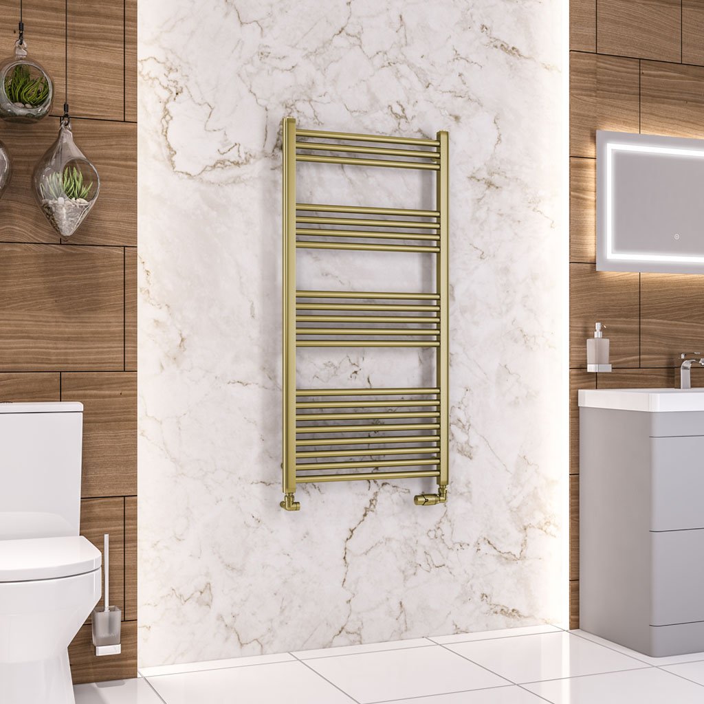 Wendover Straight Multirail 1200 x 600 Brushed Brass