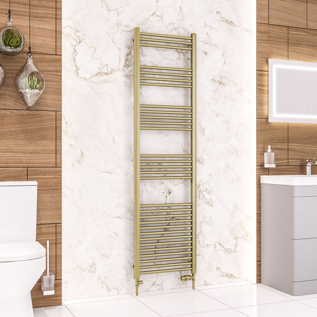 Wendover Straight Multirail 1800 x 500 Brushed Brass