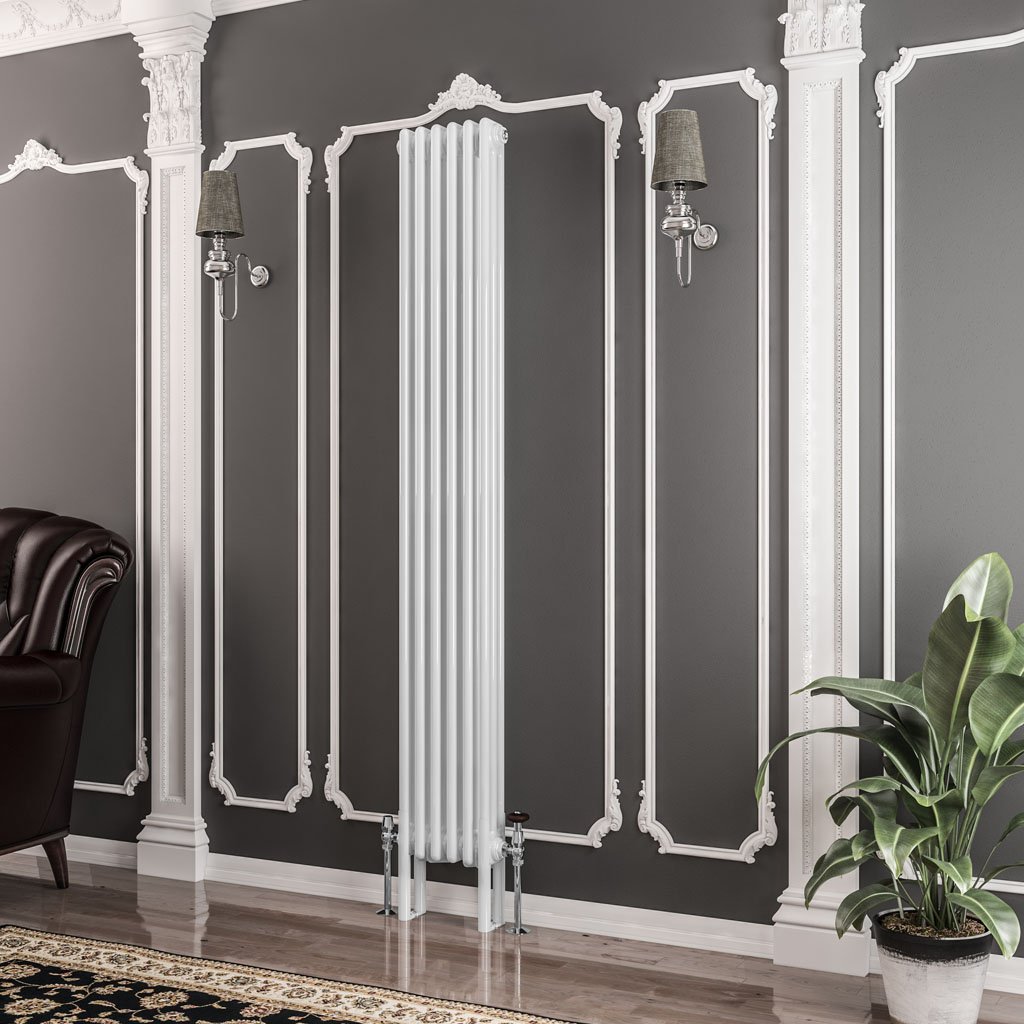 Imperia 3 Column Radiator 1800 x 290mm Gloss White