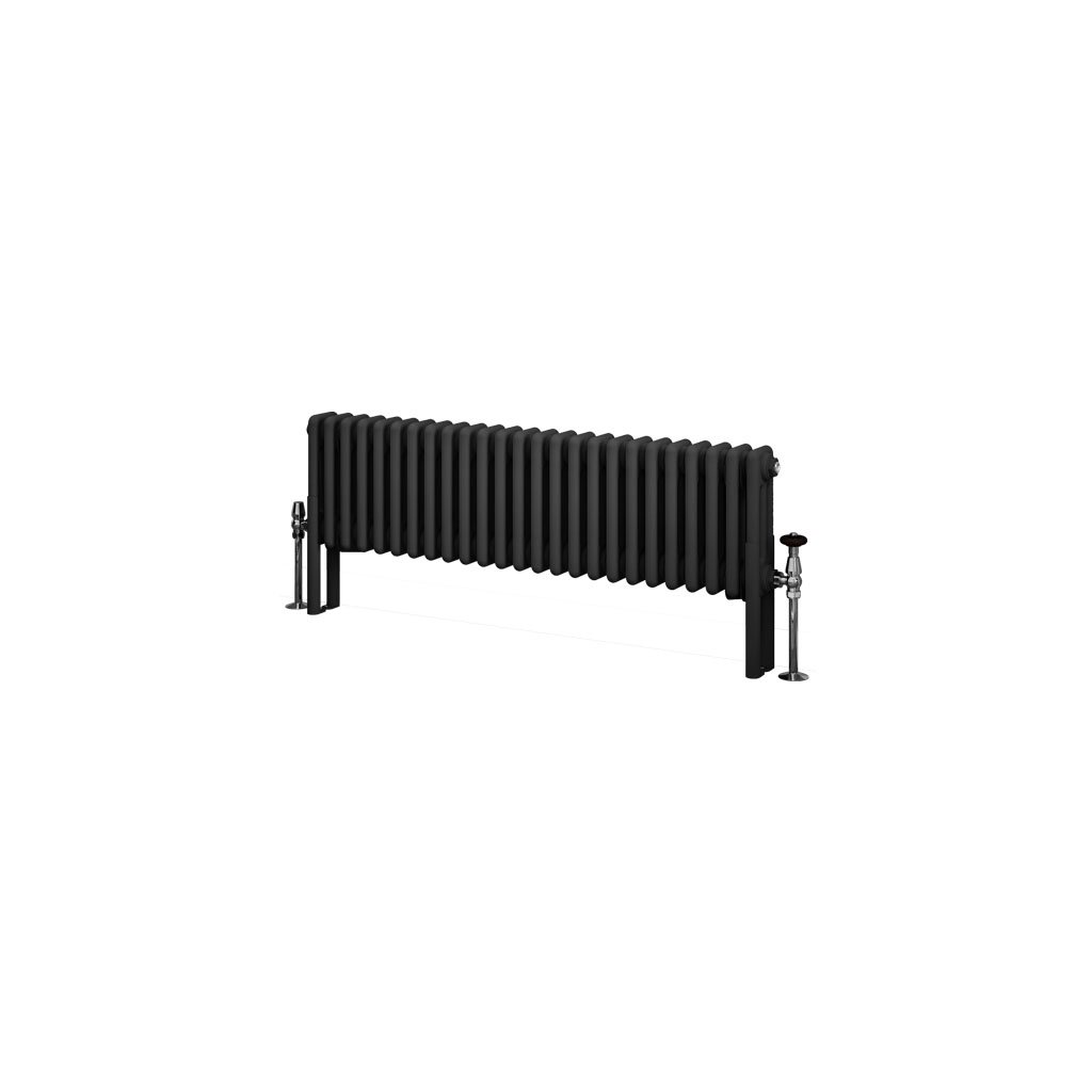 Imperia 3 Column Radiator 300 x 1145mm Matt Anthracite