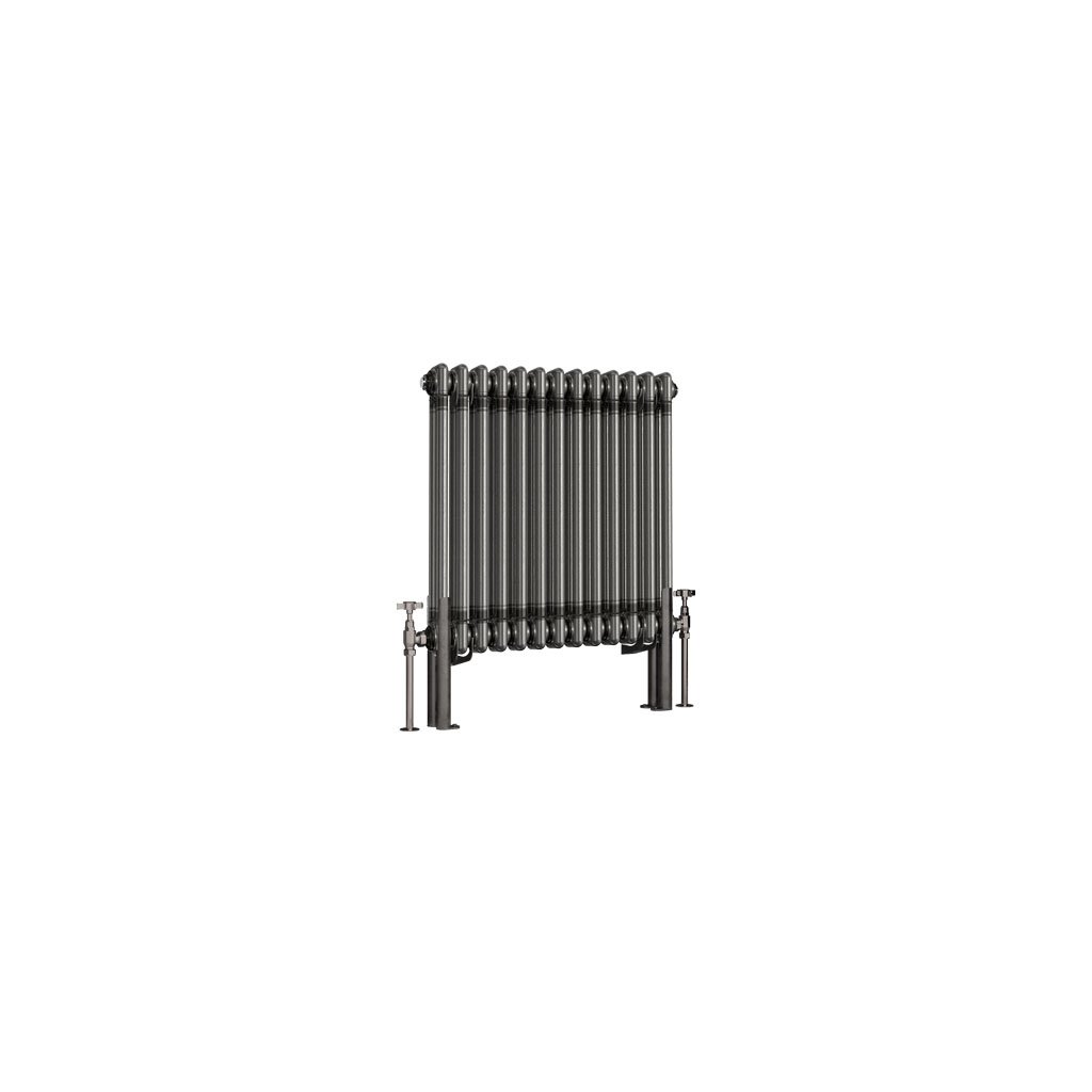 Imperia 2 Column Radiator 600 x 605mm Bare Metal