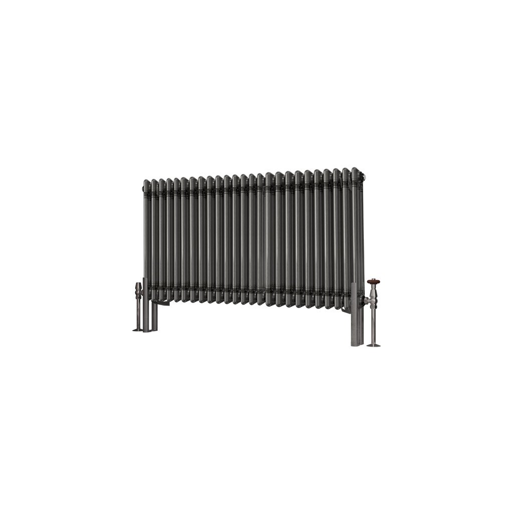 Imperia 3 Column Radiator 600 x 1145mm Bare Metal