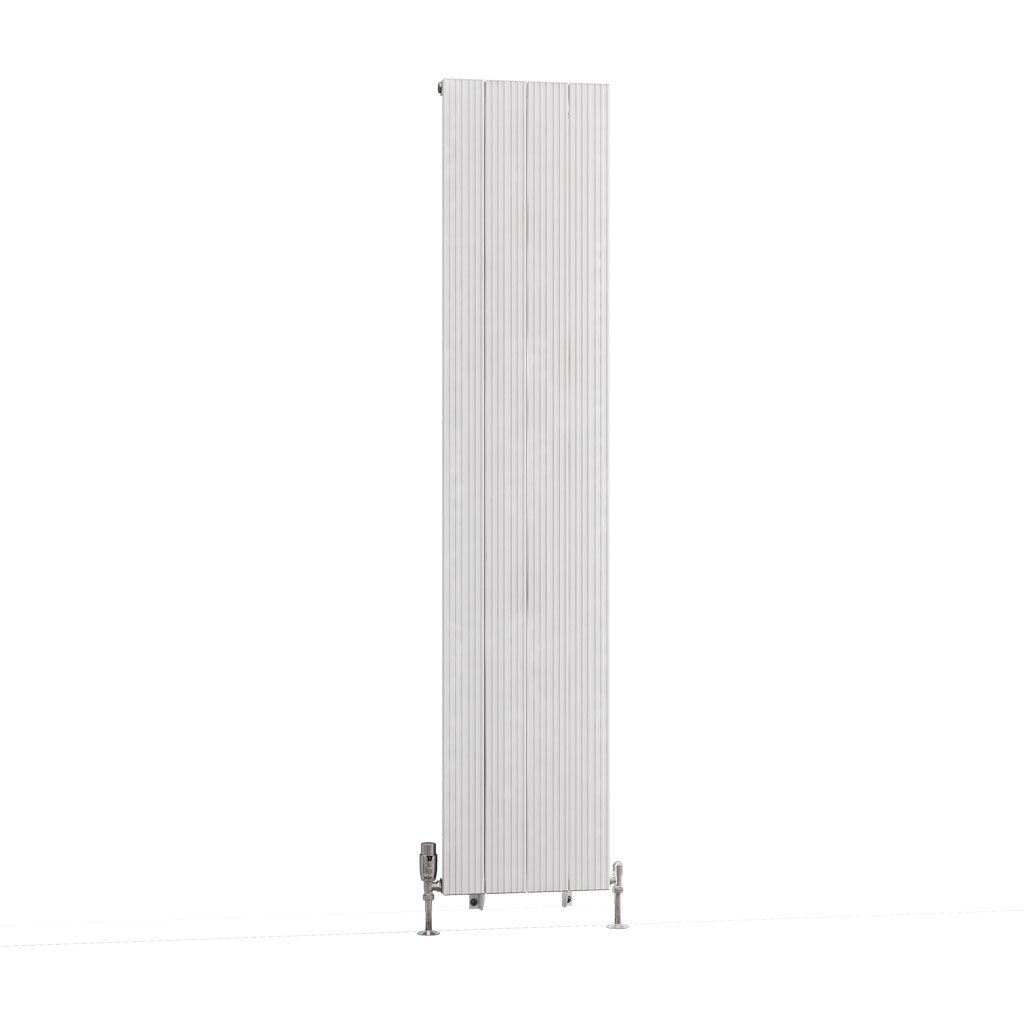 Mersey 1800 x 375 Aluminium Radiator Matt White