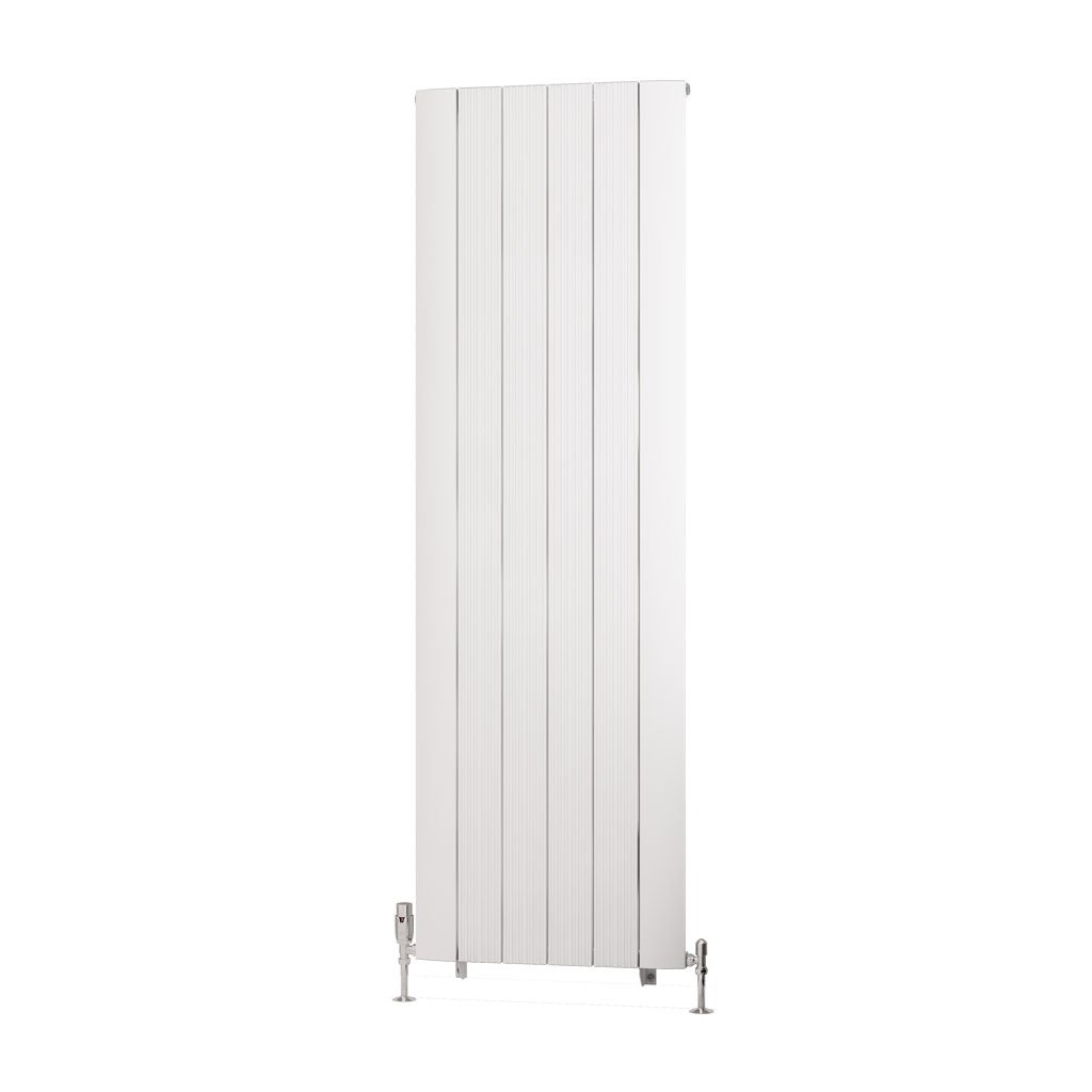 Trent 1800 x 565 Aluminium Radiator Matt White