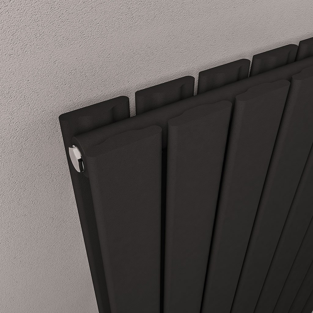 Warrington 1800 x 456 Radiator Type20 Matt Black