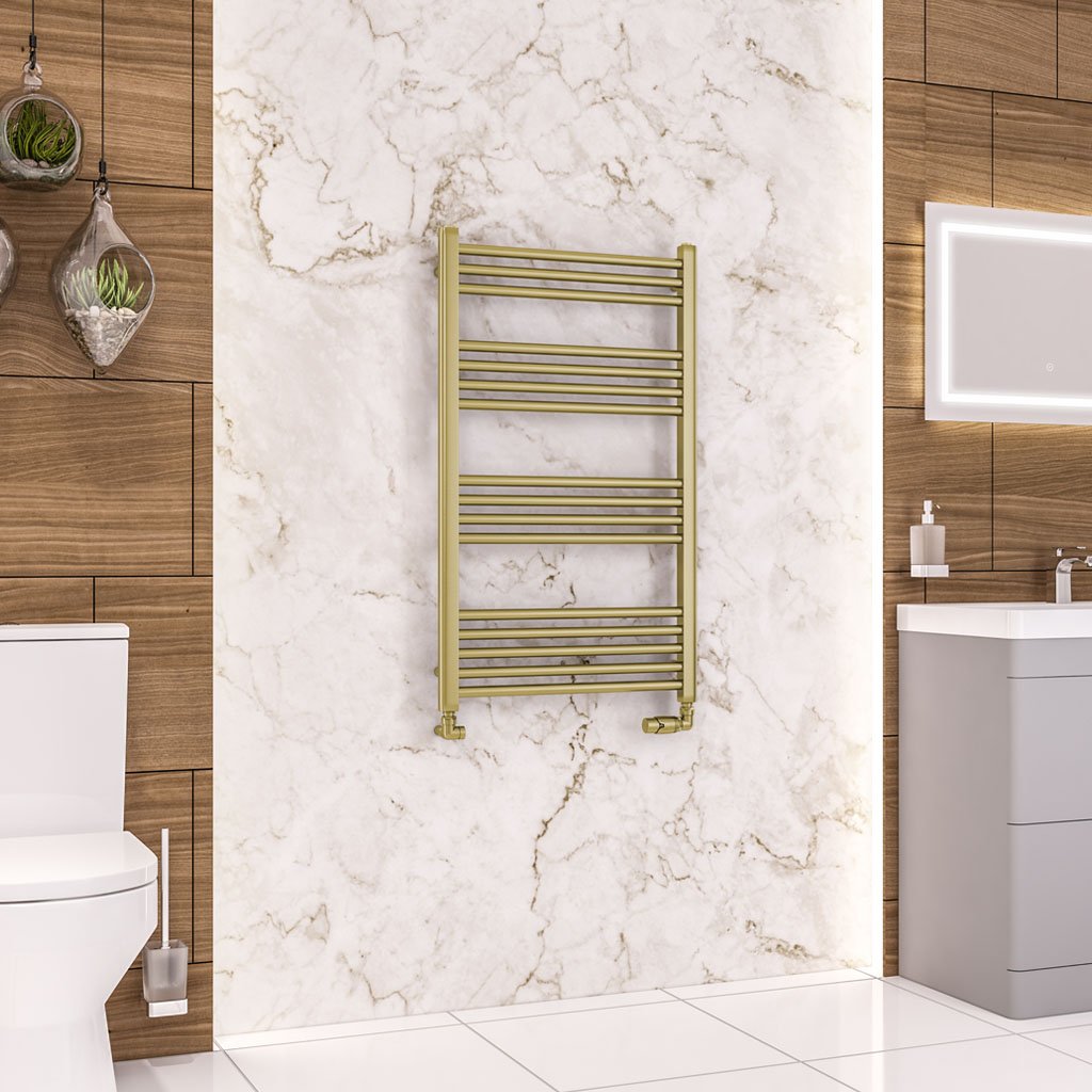 Wendover Straight Multirail 1000 x 600 Brushed Brass