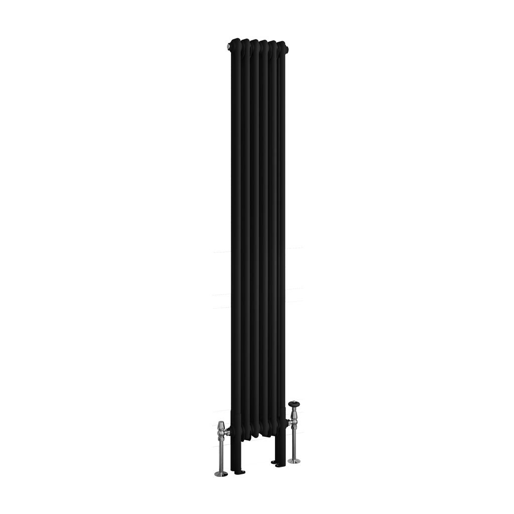 Imperia 2 Column Radiator 1800 x 290mm Matt Black