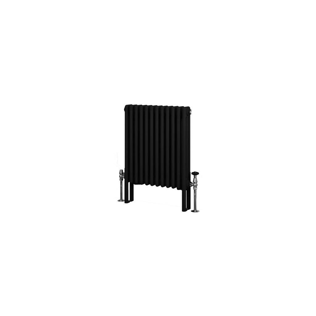 Imperia 3 Column Radiator 600 x 560mm Matt Black