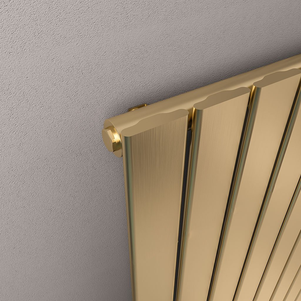 Warrington 1800 x 376 Radiator Type10 Brushed Brass