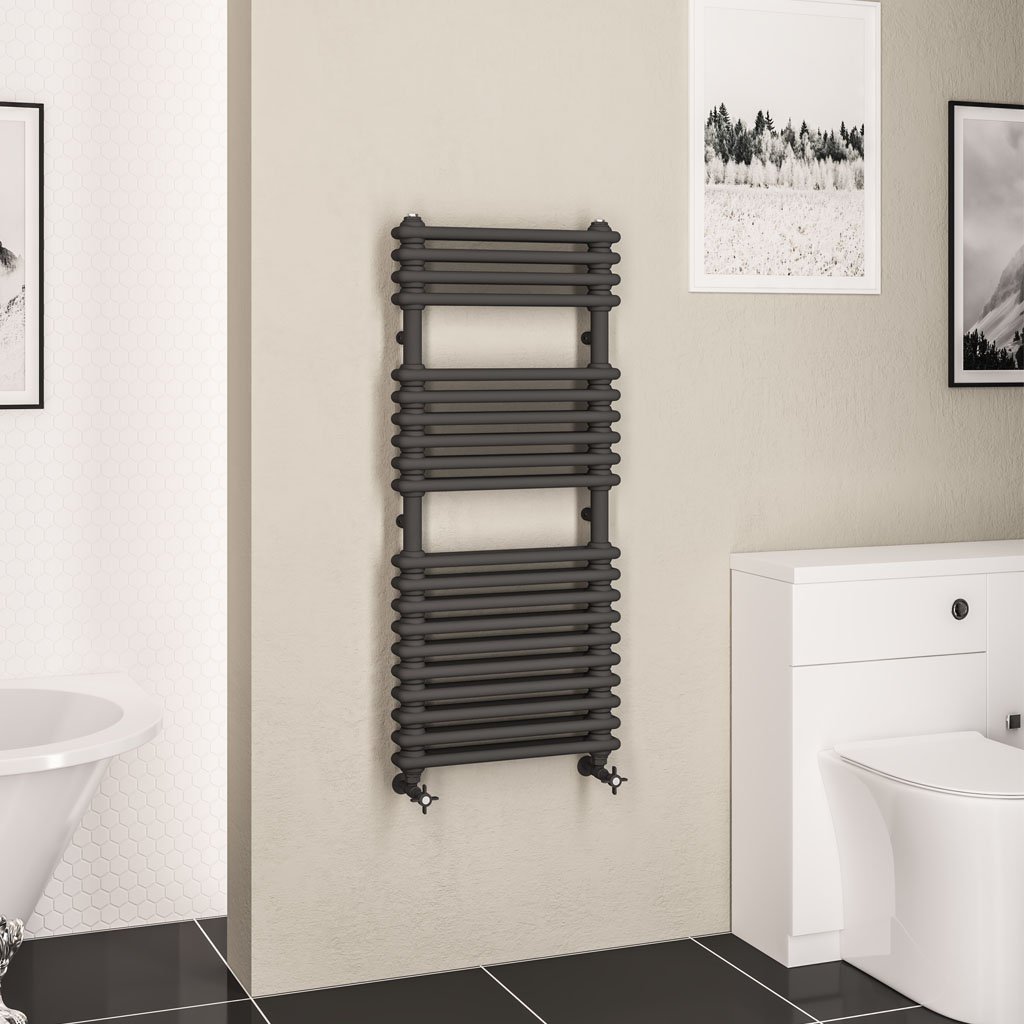 Imperia 2 Column Multirail 1140 x 500mm Matt Anthracite