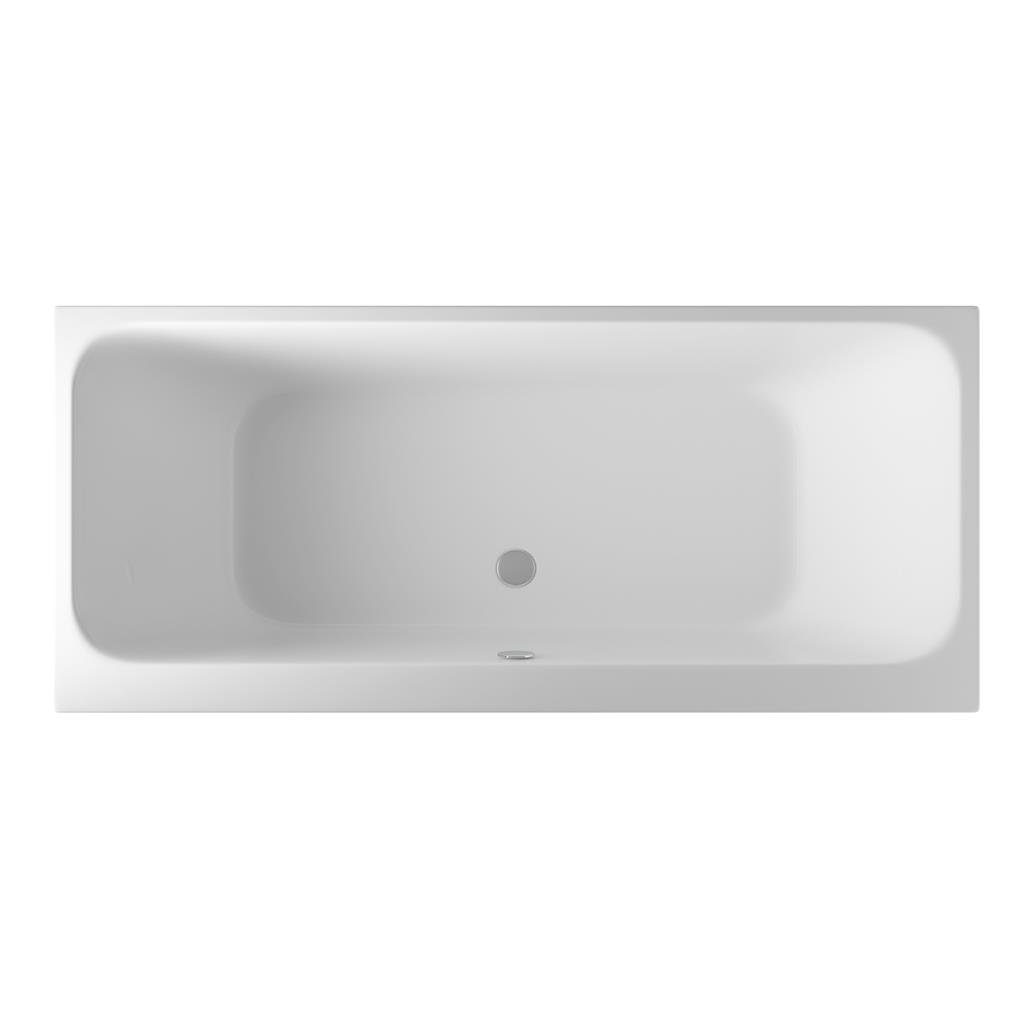 Malin Double Ended (DE) 1800 x 700 x 440mm 5mm Bath - White