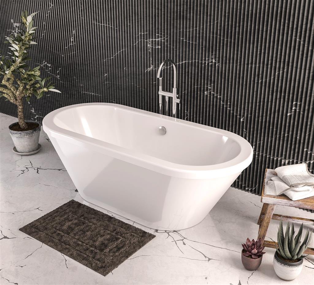 Humber 1700 x 755 x 440mm (410mm Depth) Freestanding Bath - White