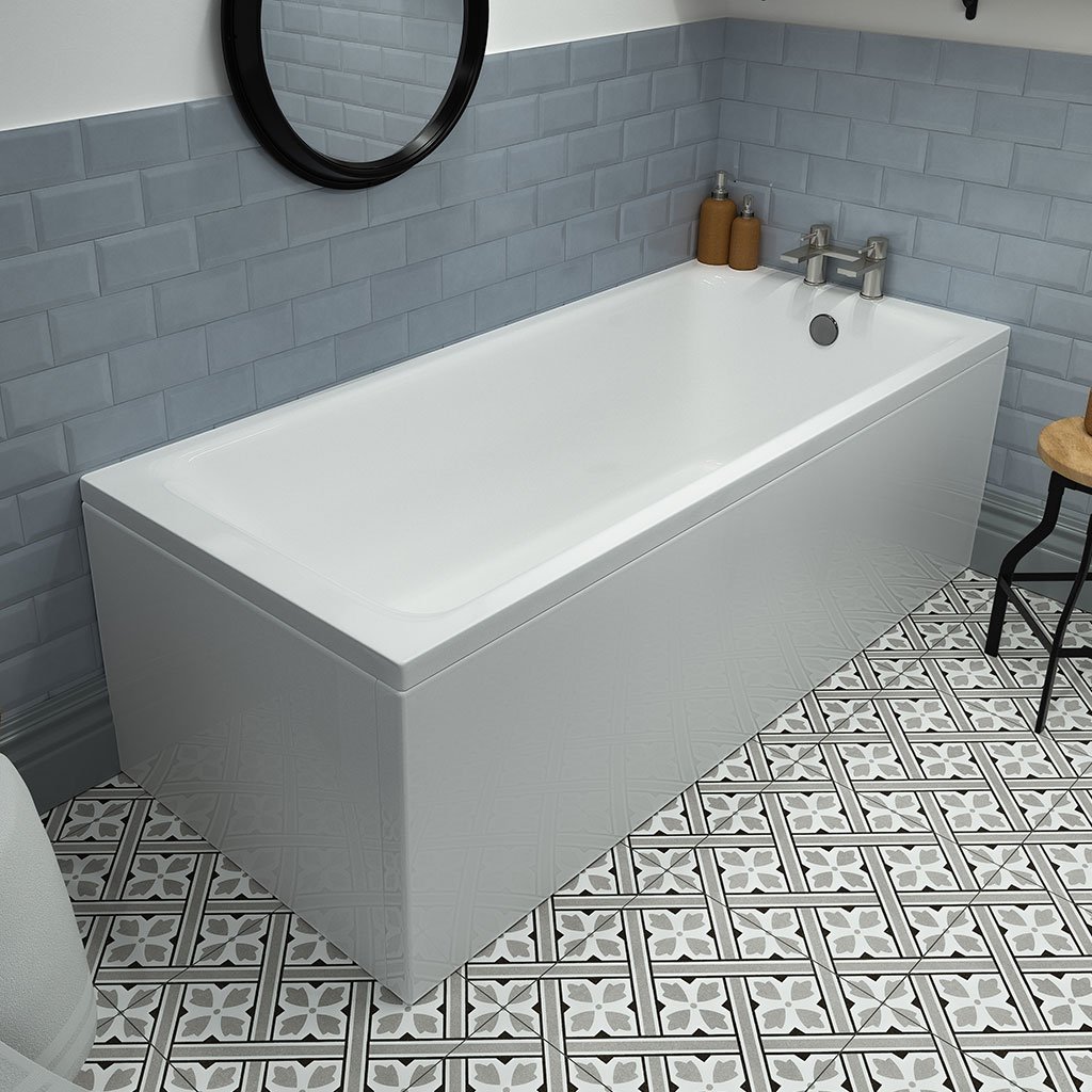 Rockall Single Ended (SE) 1900 x 900 x 440mm Beauforte Bath - White